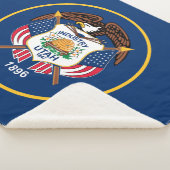 Couverture Sherpa Drapeau de l'État de l'Utah (3/4)