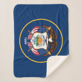 Couverture Sherpa Drapeau de l'État de l'Utah (Devant)