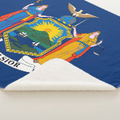 Couverture Sherpa Drapeau de l'État de New York (3/4)
