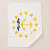 Couverture Sherpa Drapeau de l'État de Rhode Island (Devant)