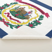 Couverture Sherpa Drapeau de l'État de Virginie occidentale (3/4)