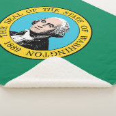Couverture Sherpa Drapeau de l'État de Washington (3/4)