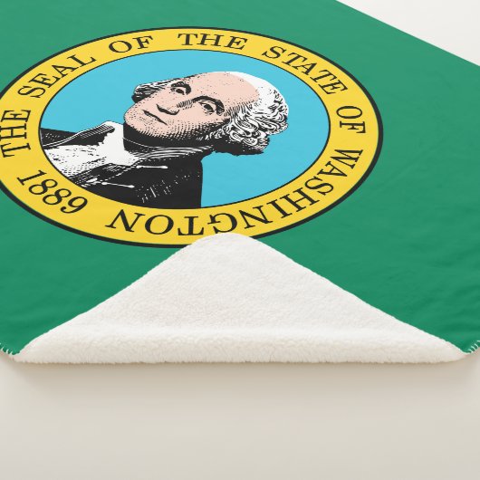 Couverture Sherpa Drapeau de l'État de Washington (3/4)