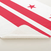 Couverture Sherpa Drapeau de l'État de Washington DC (3/4)