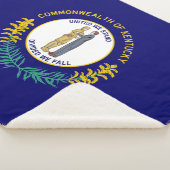 Couverture Sherpa Drapeau de l'État du Kentucky (3/4)
