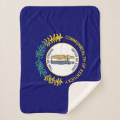 Couverture Sherpa Drapeau de l'État du Kentucky (Devant)
