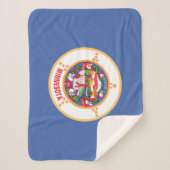 Couverture Sherpa Drapeau de l'État du Minnesota (Devant)