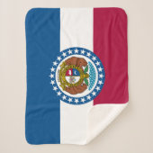 Couverture Sherpa Drapeau de l'État du Missouri (Devant)