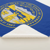 Couverture Sherpa Drapeau de l'État du Nebraska (3/4)