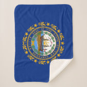 Couverture Sherpa Drapeau de l'État du New Hampshire (Devant)