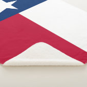 Couverture Sherpa Drapeau de l'État du Texas (3/4)
