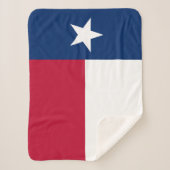 Couverture Sherpa Drapeau de l'État du Texas (Devant)