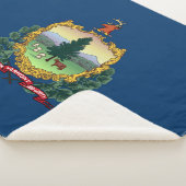 Couverture Sherpa Drapeau de l'État du Vermont (3/4)