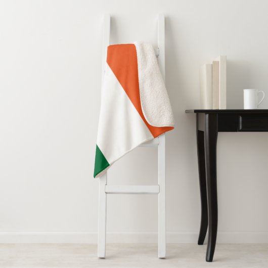 Couverture Sherpa Drapeau de l'Inde (En situation)