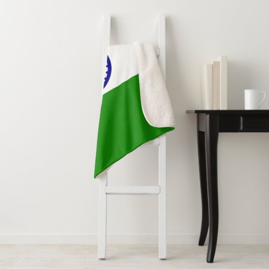 Couverture Sherpa Drapeau de l'Inde (En situation)