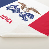 Couverture Sherpa Drapeau de l'Iowa (3/4)