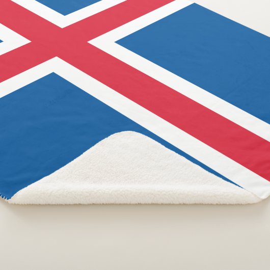 Couverture Sherpa Drapeau de l'Islande (3/4)