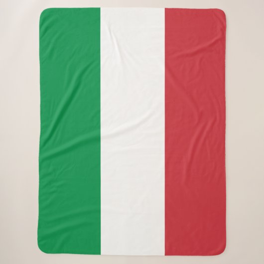 Couverture Sherpa Drapeau de l'Italie (Devant)