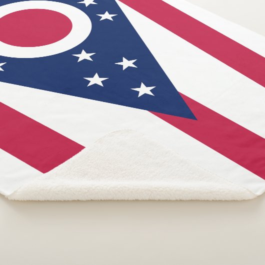 Couverture Sherpa Drapeau de l'Ohio (3/4)