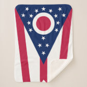 Couverture Sherpa Drapeau de l'Ohio (Devant)