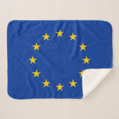 Couverture Sherpa Drapeau de l'Union européenne (Devant (Horizontal))
