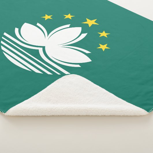 Couverture Sherpa Drapeau de Macao (3/4)