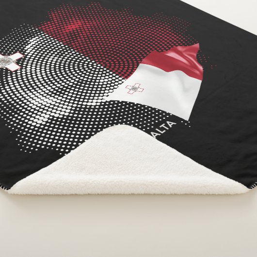 Couverture Sherpa Drapeau de Malte (3/4)