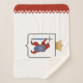 Couverture Sherpa Drapeau de Mari El (Devant)