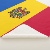 Couverture Sherpa Drapeau de Moldova (3/4)
