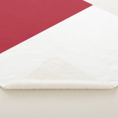 Couverture Sherpa Drapeau de Monaco (3/4)