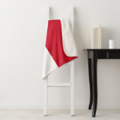 Couverture Sherpa Drapeau de Monaco (En situation)