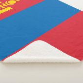 Couverture Sherpa Drapeau de Mongolie (3/4)