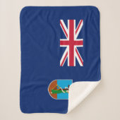 Couverture Sherpa Drapeau de Montserrat (Devant)
