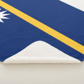 Couverture Sherpa Drapeau de Nauru (3/4)