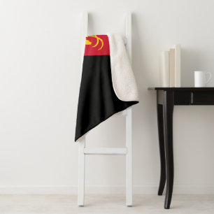 Couverture Sherpa Drapeau de Papouasie-Nouvelle-Guinée