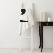 Couverture Sherpa Drapeau de pirate Crâne croisé épées (En situation)