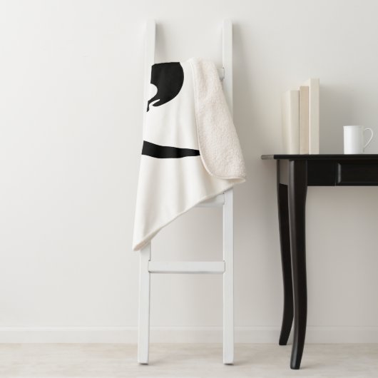 Couverture Sherpa Drapeau de pirate Crâne croisé épées (En situation)