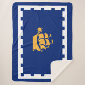 Couverture Sherpa Drapeau de Québec (Québec, Canada) (Devant)