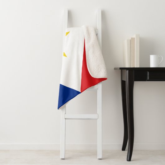 Couverture Sherpa Drapeau de Saba (En situation)