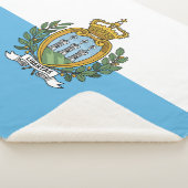 Couverture Sherpa Drapeau de Saint-Marin (3/4)