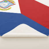 Couverture Sherpa Drapeau de Saint-Martin (3/4)
