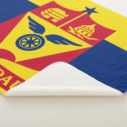 Couverture Sherpa Drapeau de Saint Paul (Minnesota) (3/4)