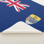 Couverture Sherpa Drapeau de Sainte-Hélène (3/4)