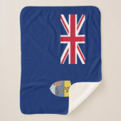 Couverture Sherpa Drapeau de Sainte-Hélène (Devant)