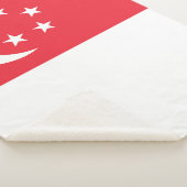 Couverture Sherpa Drapeau de Singapour (3/4)