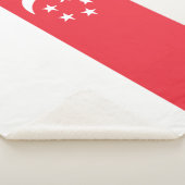 Couverture Sherpa Drapeau de Singapour (3/4)