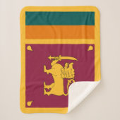 Couverture Sherpa Drapeau de Sri Lanka (Devant)