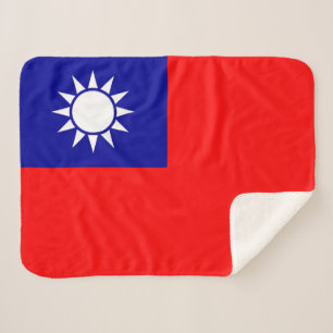 Couverture Sherpa Drapeau de Taïwan