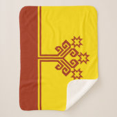 Couverture Sherpa Drapeau de Tchouvachie (Devant)