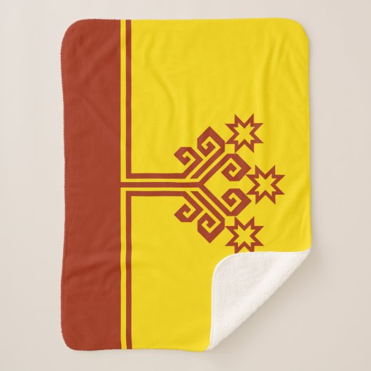 Couverture Sherpa Drapeau de Tchouvachie (Devant)